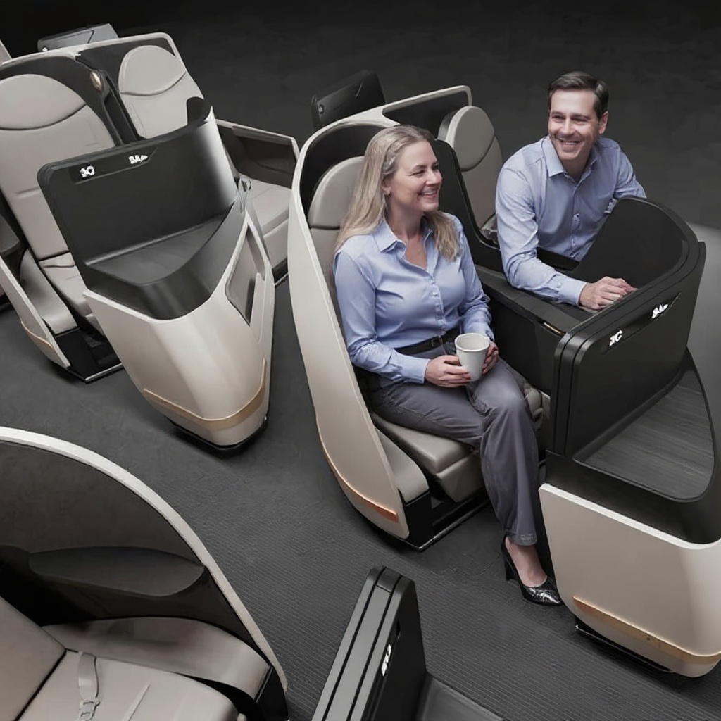 Business Class Seat View 2